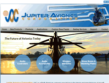 Tablet Screenshot of jupiteravionics.com